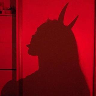 Devil shadow girl wallpaper