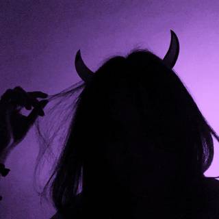 Devil shadow girl wallpaper