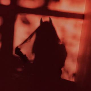 Devil shadow girl wallpaper