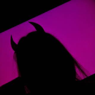 Devil shadow girl wallpaper