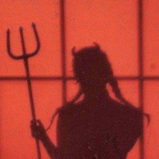 Devil shadow girl wallpaper