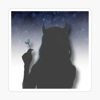 Devil shadow girl wallpaper