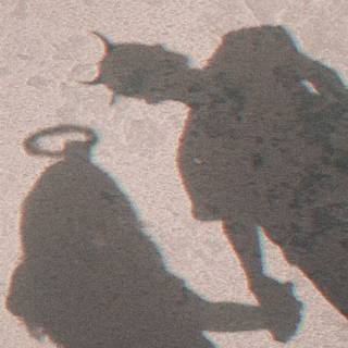 Devil shadow girl wallpaper