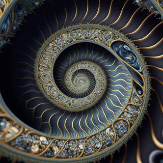 Fibonacci sequence wallpaper
