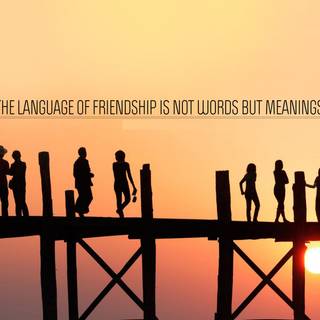 Friendly wallpaper