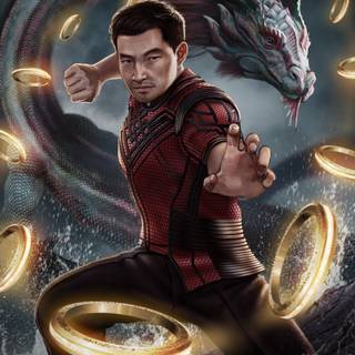 Shang Chi dragon wallpaper