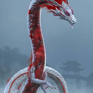 Shang Chi dragon wallpaper