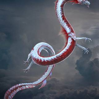 Shang Chi dragon wallpaper