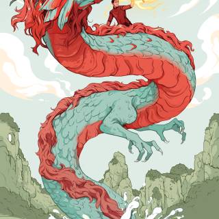 Shang Chi dragon wallpaper