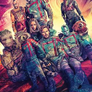 Guardians of The Galaxy poster wallpaper