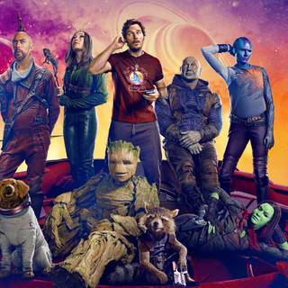 Guardians of The Galaxy poster wallpaper