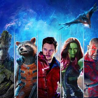Guardians of The Galaxy poster wallpaper