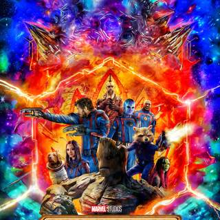 Guardians of The Galaxy poster wallpaper