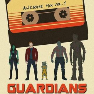 Guardians of The Galaxy poster wallpaper