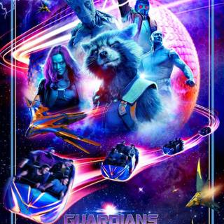 Guardians of The Galaxy poster wallpaper