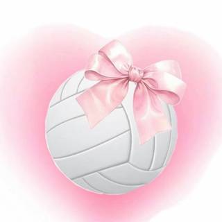 Pink volleyball wallpaper