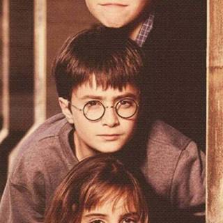 Harry, Hermione and Ron wallpaper