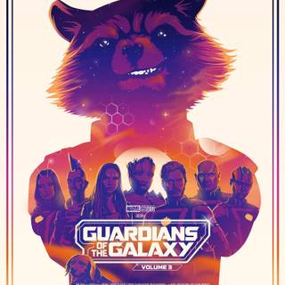 Guardians of The Galaxy poster wallpaper