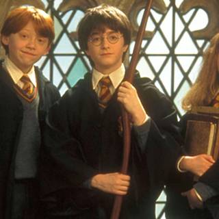 Harry, Hermione and Ron wallpaper