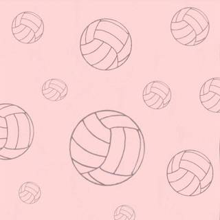 Pink volleyball wallpaper