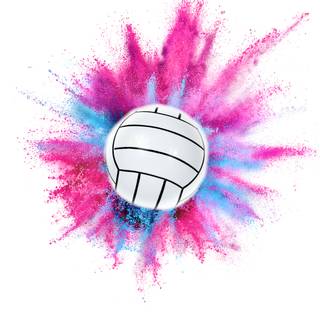 Pink volleyball wallpaper