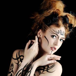 Female body wallpaper