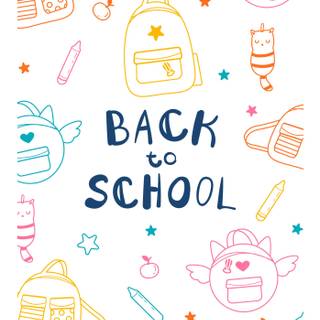 Autumn back to school wallpaper