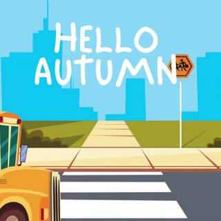 Autumn back to school wallpaper