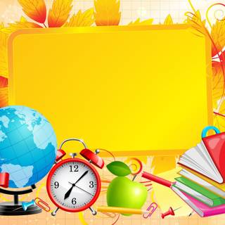 Autumn back to school wallpaper