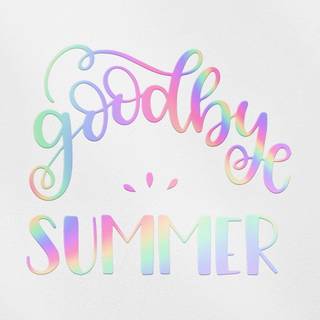 Summer good bye wallpaper