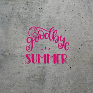 Summer good bye wallpaper
