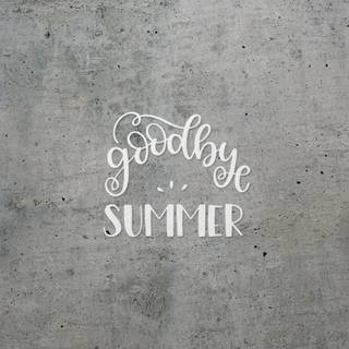 Summer good bye wallpaper