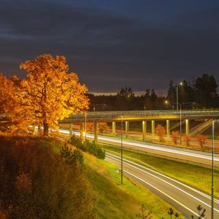 Autumn night 1920x1080 wallpaper