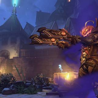 Halloween gaming PC wallpaper