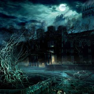 Halloween gaming PC wallpaper