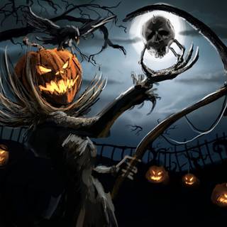 Halloween gaming PC wallpaper