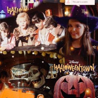 Halloween town iPhone wallpaper