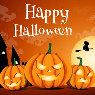 Witchy Halloween 4k wallpaper