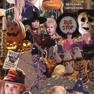 Halloween town iPhone wallpaper