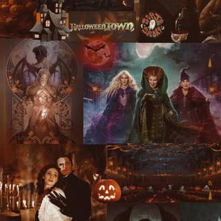 Halloween town iPhone wallpaper