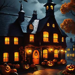 Halloween town iPhone wallpaper