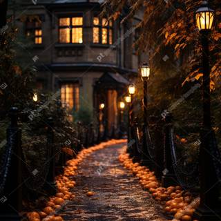 Halloween town iPhone wallpaper