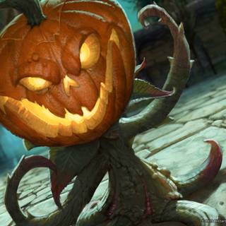 Halloween gaming PC wallpaper