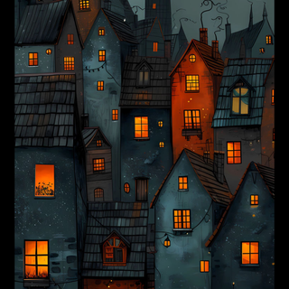 Halloween town iPhone wallpaper