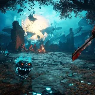 Halloween gaming PC wallpaper
