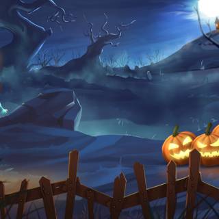 Halloween gaming PC wallpaper