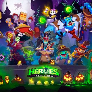 Halloween gaming PC wallpaper