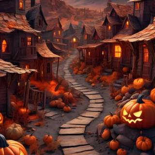 Halloween town iPhone wallpaper
