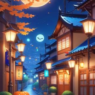 Halloween town iPhone wallpaper