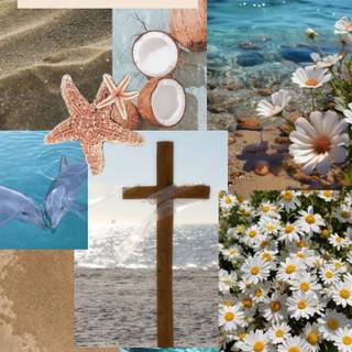 Summer and Jesus wallpaper